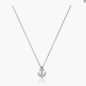 Silver Friendship Anchor Necklace & Card